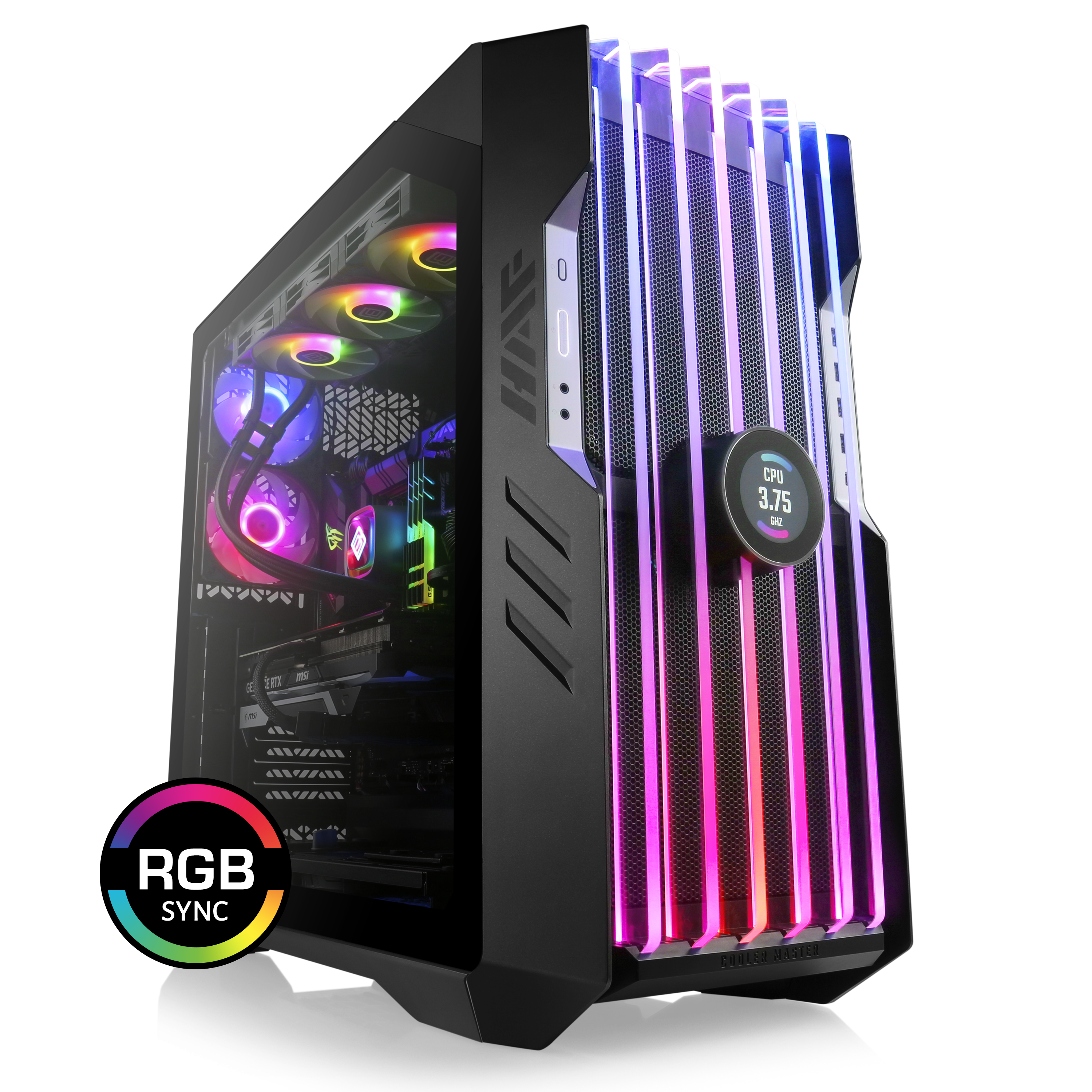 Boîtier PC ASUS TUF Gaming GT501 au format EATX avec panneau avant