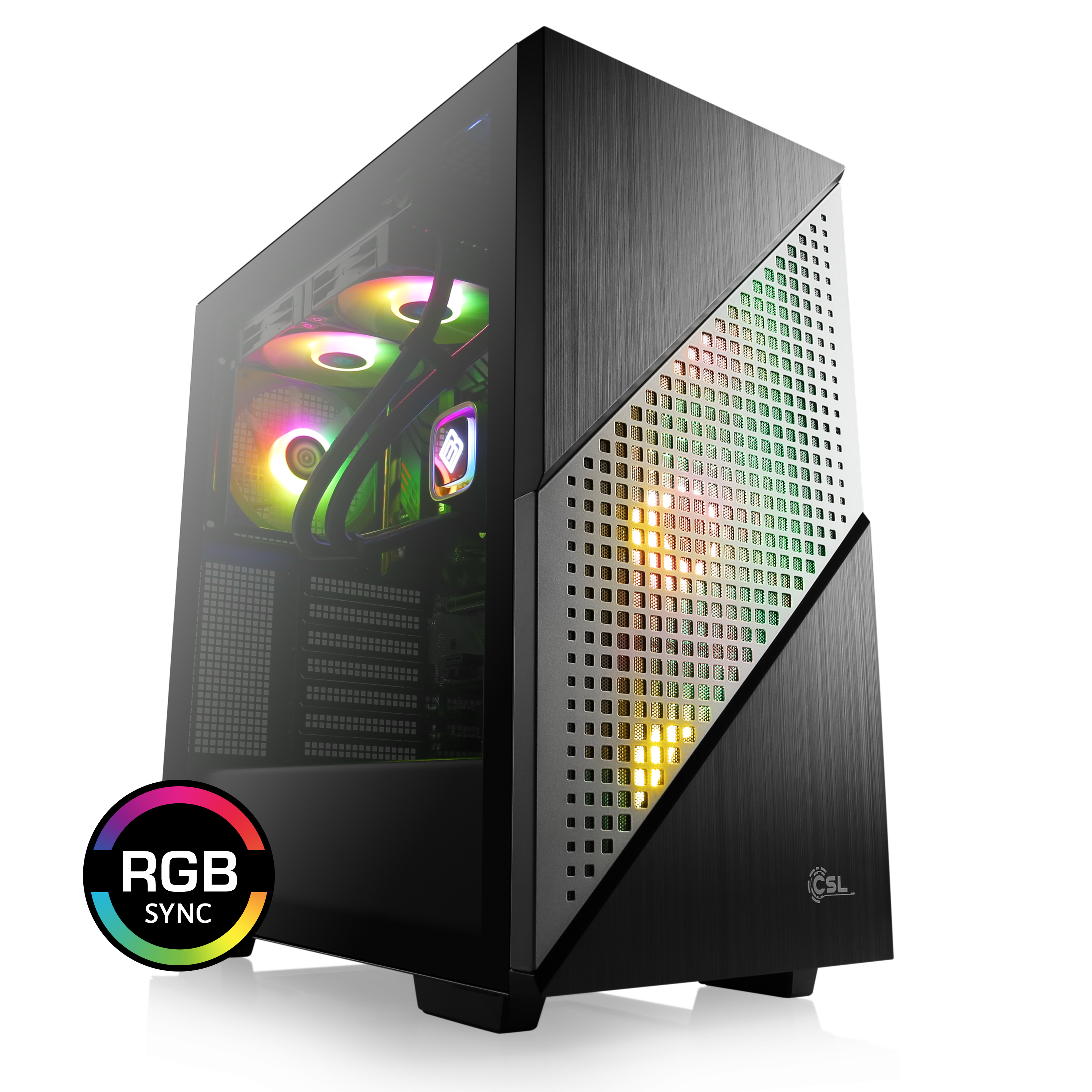 CORSAIR Boitier PC Spec Omega RGB - Moyen Tour - Noir - Fenetre en