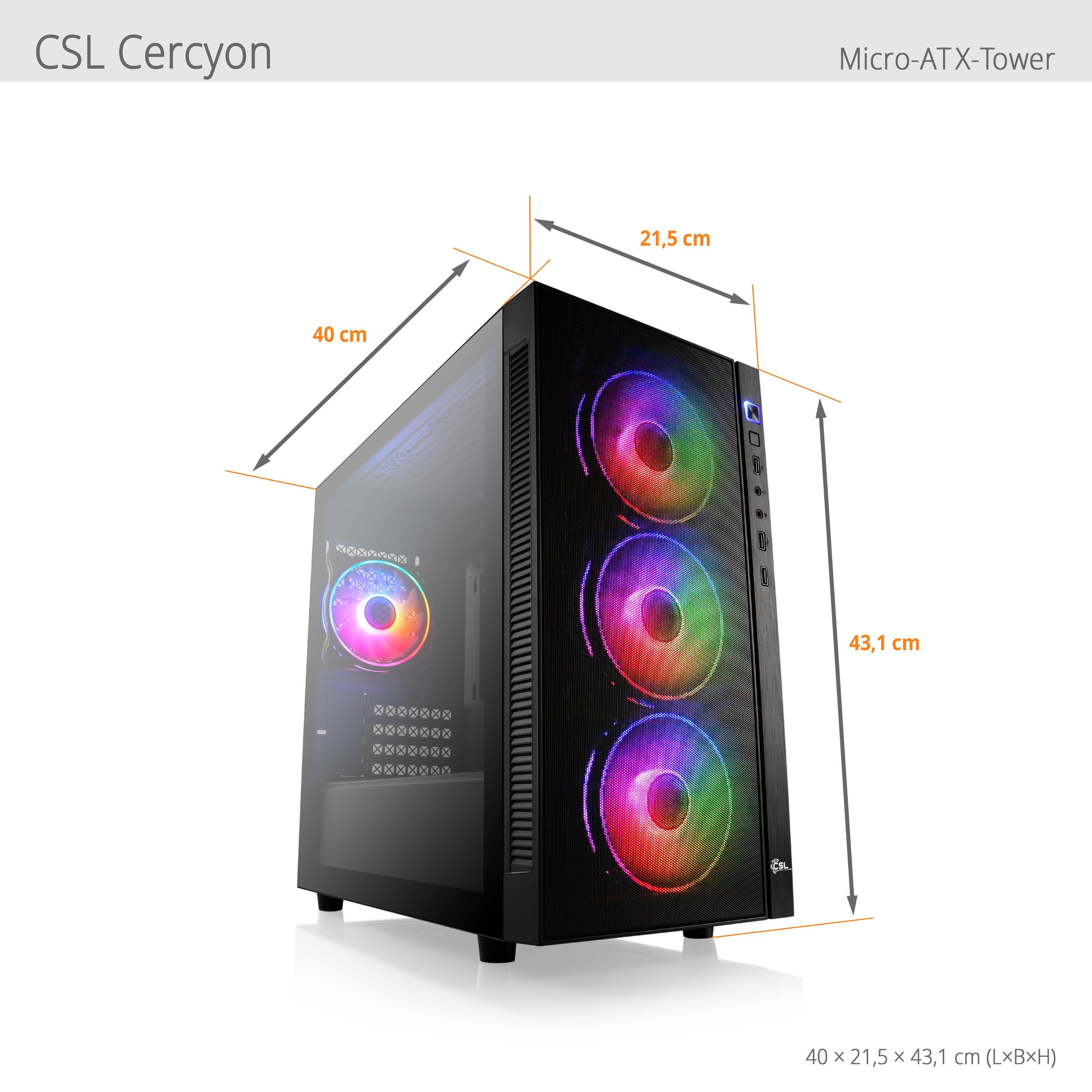 CSL Computer  PC mise à niveau 964 - AMD Ryzen 3 3200G