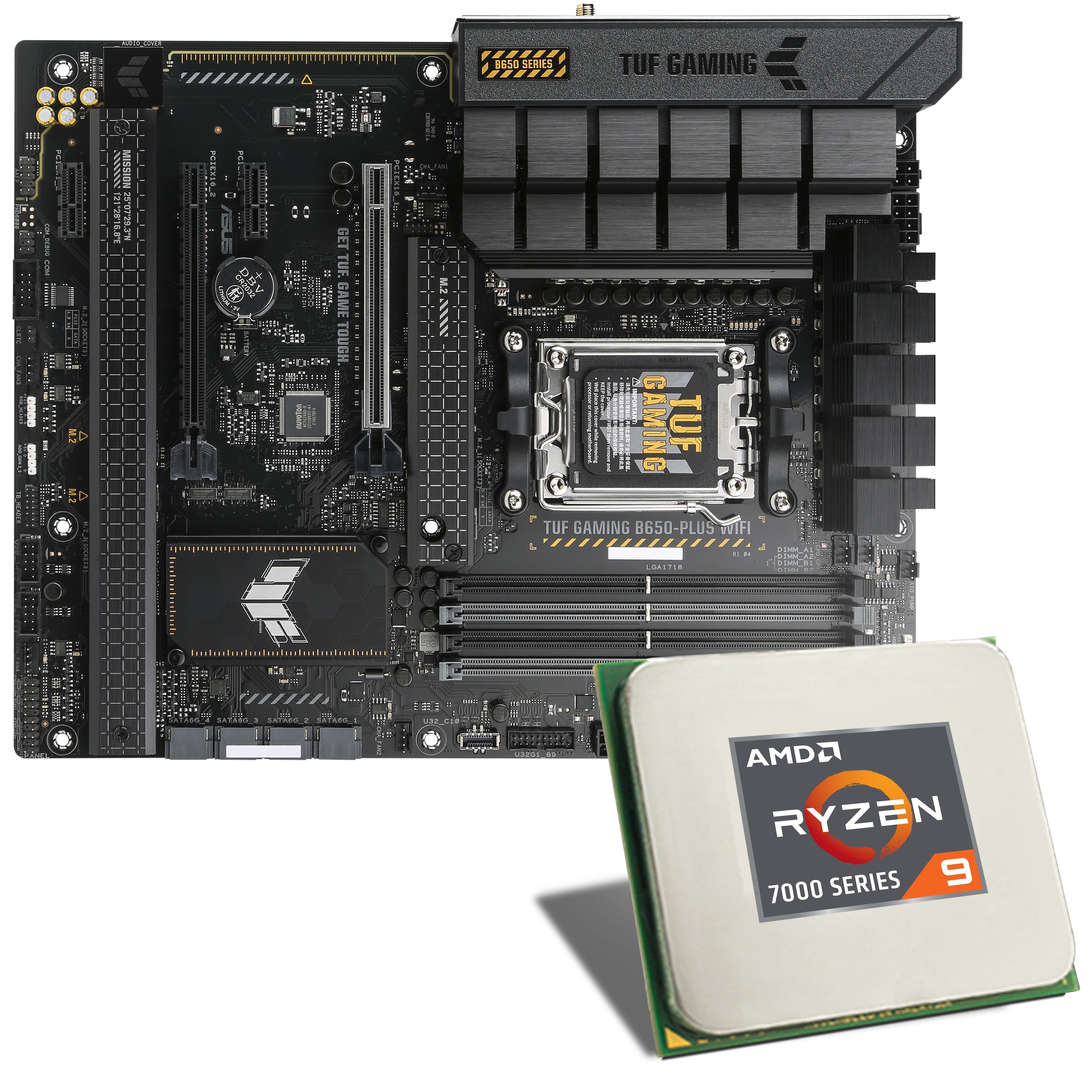 CSL Computer  Carte mère AMD Ryzen 9 7900X3D / ASUS TUF GAMING