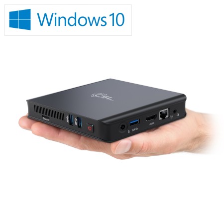 CSL Computer  Mini PC - CSL Narrow Box Ultra HD Compact v5 / Windows 10  Famille