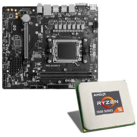 CSL Computer  Carte mère AMD Ryzen 7 7800X3D / ASUS TUF GAMING B650-PLUS  WiFi Bundle