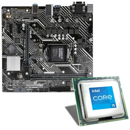 CSL Computer  Carte mère Intel Core i5-11400F / ASUS PRIME H510M-E Bundle