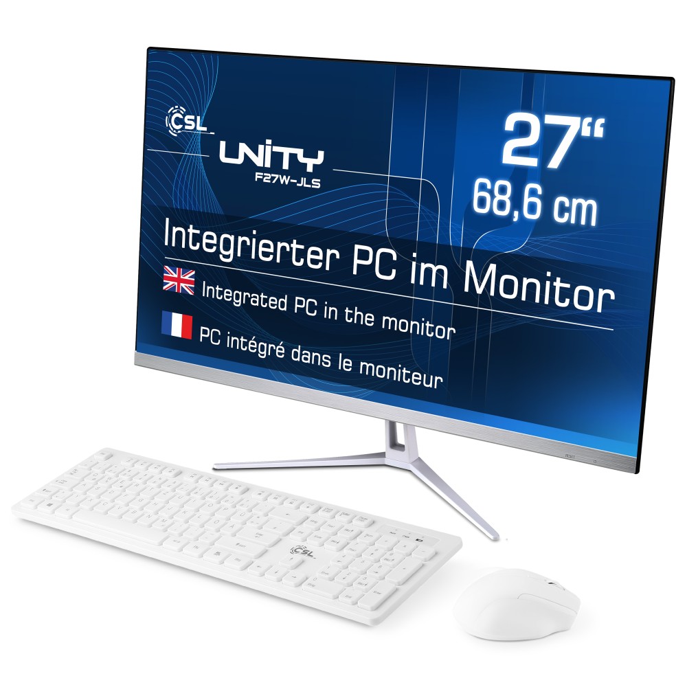 CSL Computer  All-in-One-PC CSL Unity F27W-JLS / Windows 11 Famille /  512Go+32Go