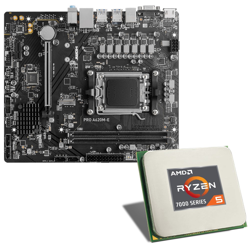 Processeur AMD Ryzen 5 3600 Fermé Dans La Prise De Carte Mère X570