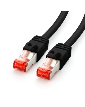 Dieses Cat.7 Netzwerkkabel eignet sich hervorragend für die Verwendung in kabelgebundenen Netzwerken. Der Cat.7 Standard bietet Ihnen hohe Übertragungsgeschwindigkeiten von bis zu 10 Gbit/s mit Betriebsfrequenzen bis zu 500 MHz.