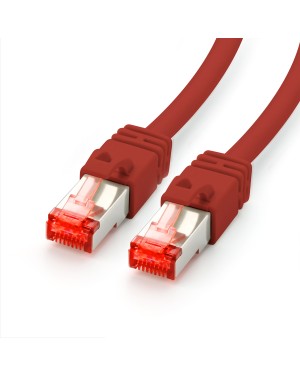 Dieses Cat.7 Netzwerkkabel eignet sich hervorragend für die Verwendung in kabelgebundenen Netzwerken. Der Cat.7 Standard bietet Ihnen hohe Übertragungsgeschwindigkeiten von bis zu 10 Gbit/s mit Betriebsfrequenzen bis zu 500 MHz.