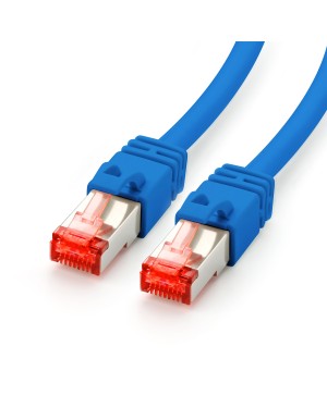 Dieses Cat.7 Netzwerkkabel eignet sich hervorragend für die Verwendung in kabelgebundenen Netzwerken. Der Cat.7 Standard bietet Ihnen hohe Übertragungsgeschwindigkeiten von bis zu 10 Gbit/s mit Betriebsfrequenzen bis zu 500 MHz.