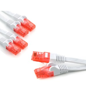 Diese Cat.6 Netzwerkkabel eignen sich hervorragend für die Verwendung in kabelgebundenen Netzwerken. Der Cat.6 Standard bietet Ihnen hohe Übertragungsgeschwindigkeiten 10/100/1000 Mbit/s mit Betriebsfrequenzen bis zu 250 MHz.