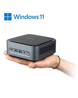 Un petit mini-PC Intel très puissant avec Windows 11 Famille, 4000 Go de stockage SSD et une grande mémoire vive de 32 Go.
