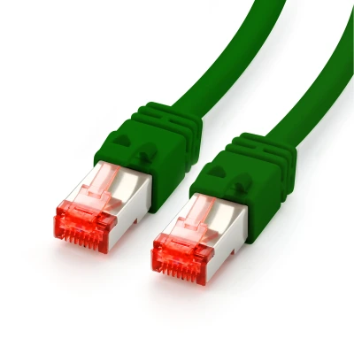 Dieses Cat.7 Netzwerkkabel eignet sich hervorragend f&uuml;r die Verwendung in kabelgebundenen Netzwerken. Der Cat.7 Standard bietet Ihnen hohe &Uuml;bertragungsgeschwindigkeiten von bis zu 10 Gbit/s mit Betriebsfrequenzen bis zu 500 MHz.