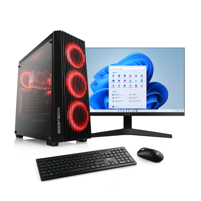 Un ensemble complet puissant AMD Ryzen™ 7 pour la bureautique, le multimédia et les jeux - avec moniteur Full HD 27" de Samsung.
