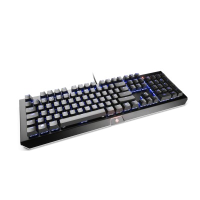 TitanWolf Imperial Tastatur mit Outemu Blue Tastenschalter - vollmechanisch, RGB, Anti Ghosting/Full-Key-Rollover, Media-Hotkeys