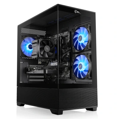 PC gaming Ryzen 5 7500X3D avec RTX 5070 12 Go, 16 Go de DDR5 et SSD de 1 To &ndash; Des performances de pointe pour les jeux en WQHD.