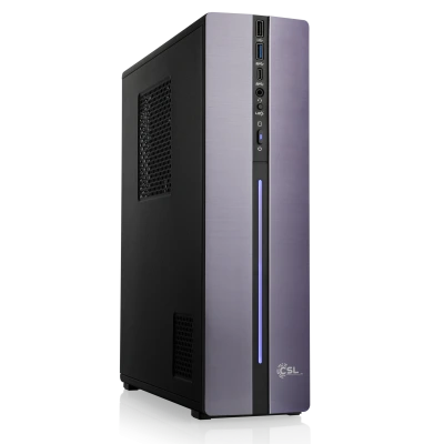 Sprint 5547 (Ryzen 5) avec AMD Ryzen 5 5500 et RTX 3050 &agrave; profil bas : un PC compact et fin pour le bureau et les jeux en Full HD.