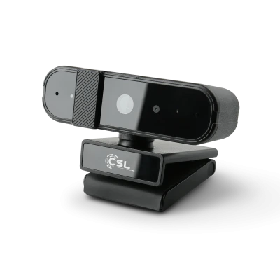 La CSL HelloView Compact WebCam est une webcam USB Full HD bon march&eacute; avec fonction infrarouge pour la reconnaissance faciale Windows.
