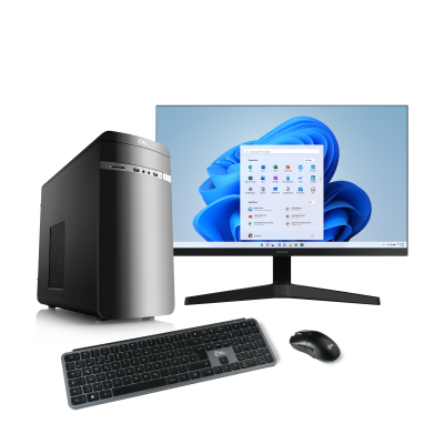 Un système complet Intel Core i5 puissant avec un écran Samsung FHD 27", idéal pour les applications bureautiques et multimédia.