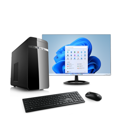 Un système complet puissant pour le bureau à domicile et le multimédia - avec processeur AMD Ryzen™, écran ASUS 24" Full HD et Windows 11.