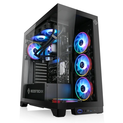 Une base syst&egrave;me puissante avec un CPU &agrave; huit c&oelig;urs AMD Ryzen&trade; 7, refroidissement par eau inclus, 32 Go de RAM DDR5 et une carte m&egrave;re ASUS B650.
