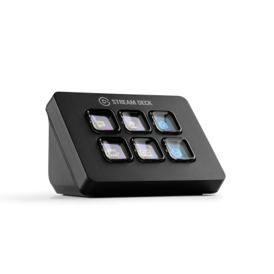Das Elgato Stream Deck Mini Keypad bietet Dir in kompakter Form volle Kontrolle und Komfort! 6 programmierbare Tasten lassen keine Wünsche für deinen Stream offen.