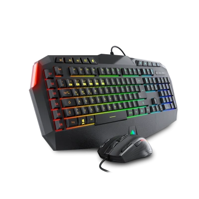BoostBoxx Phobetor Gaming Desktop - Gaming Maus und Tastatur, RGB
