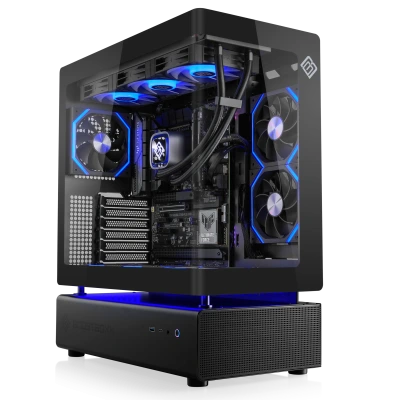 PC haut de gamme &eacute;volutif avec Ryzen 7 9850X3D, 32 Go de DDR5, refroidissement par eau et carte m&egrave;re ASUS TUF &ndash; id&eacute;al pour les PC gaming et les PC cr&eacute;atifs.