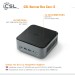 Mini PC - CSL Narrow Box Core i3 / Windows 11 Pro / 1000Go+8Go