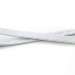 Câble patch plat Cat6 de 5m, blanc/rouge