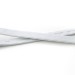 Câble patch plat Cat7 de 0,25m, blanc/rouge