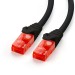 Câble patch Cat6 de 0,25m, noir