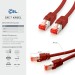 Câble patch Cat7 de 0,25m, rouge