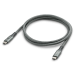 Câble USB 3.2 type-C, 1m, gris