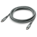 Câble USB 3.2 type-C, 2m, gris