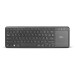 2en1 mini, clavier sans fil avec touchpad, DE
