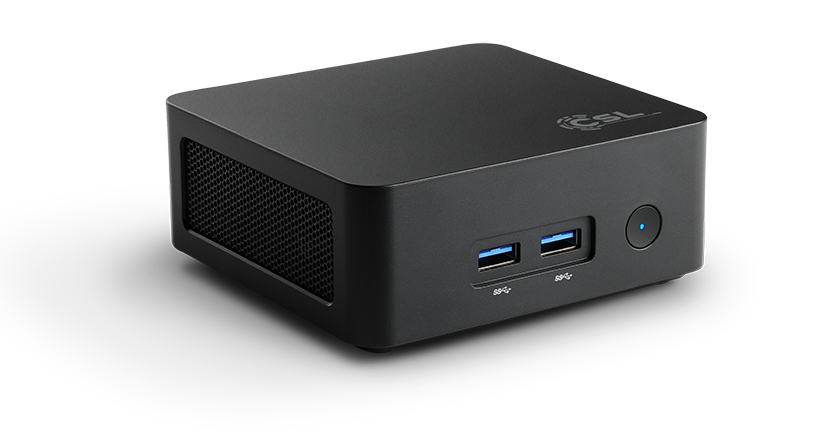 Mini PC CSL Narrow Box 4300U avec processeur AMD Ryzen 3
