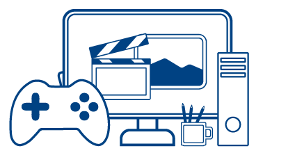 Icona Ufficio e Multimedia