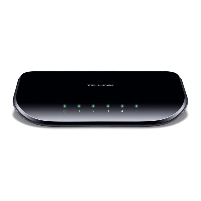 Il TP-Link TL-SG1005D &egrave; uno switch economico e potente con 5 porte che consentono velocit&agrave; di trasferimento fino a 1000 Mbps.
