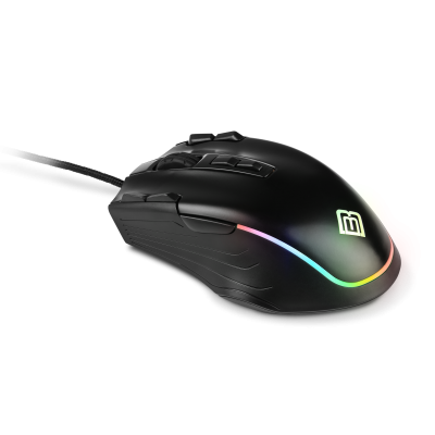 Zelotes Mouse Da Gioco, 4000 DPI, 12 Pulsanti Programmabili, 8 Blocchi Di Peso, Retroilluminazione RGB, Design Ergonomico, Mouse Ottico USB Cablato - Foto 9
