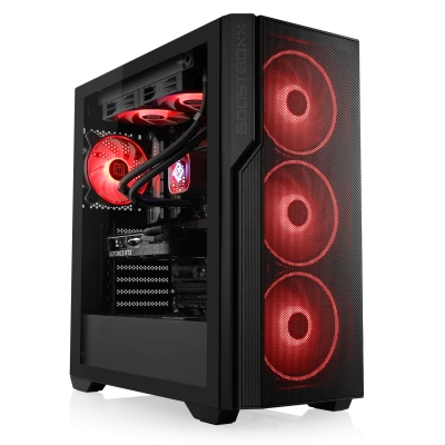Un PC per giocatori di alto livello per WQHD - con processore AMD Ryzen&trade; 5 5600X raffreddato a liquido e scheda grafica GeForce RTX 5060.