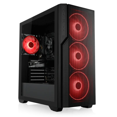 PC da gaming WQHD con processore Ryzen 7 e scheda grafica RTX 5060 Ti. Prestazioni elevate, SSD veloce e gameplay fluido.