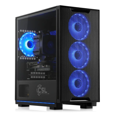 Prova l'impressionante potenza di gioco del processore AMD Ryzen 7 5700X, 32 GB di RAM e una GeForce&reg; RTX 5060.
