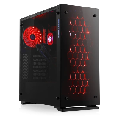 Un PC di aggiornamento AMD Ryzen&trade; 9 7900X per giochi e produzioni multimediali di alto livello, con 32 GB di RAM DDR5.