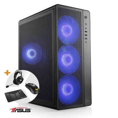 Prestazioni di gioco Full HD potenti a un prezzo interessante: PC AMD Ryzen 5 con scheda grafica Radeon RX 9060 e 16 GB di RAM.