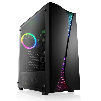 Il PC da 995 offre una potente combinazione di processore AMD Ryzen 5 e 16 GB di RAM per l'ufficio, la multimedialit&agrave; e il gioco.
