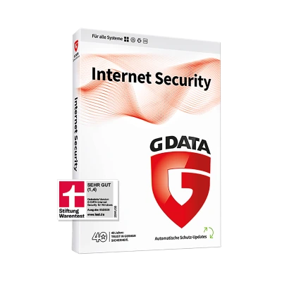 GDATA CyberDefense Internet Security ESD - 3 licenze, codice prodotto digitale, 1 anno, senza abbonamento