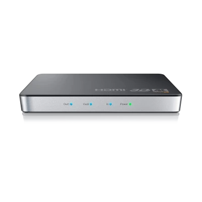Uno splitter HDMI 1x2 con capacit&agrave; 4K, ideale per una configurazione a pi&ugrave; monitor!