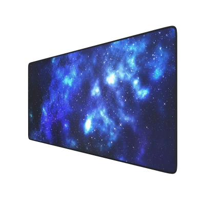 CSL Titanwolf Blue Stars XXL mouse pad | tappetino per mouse da gioco a prezzo vantaggioso | 90,0 &times; 40,0 &times; 0,3 cm | fondo in gomma antiscivolo
