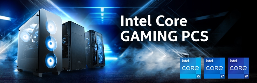 Intel Core i5 / i7 / i9 Gaming PCs