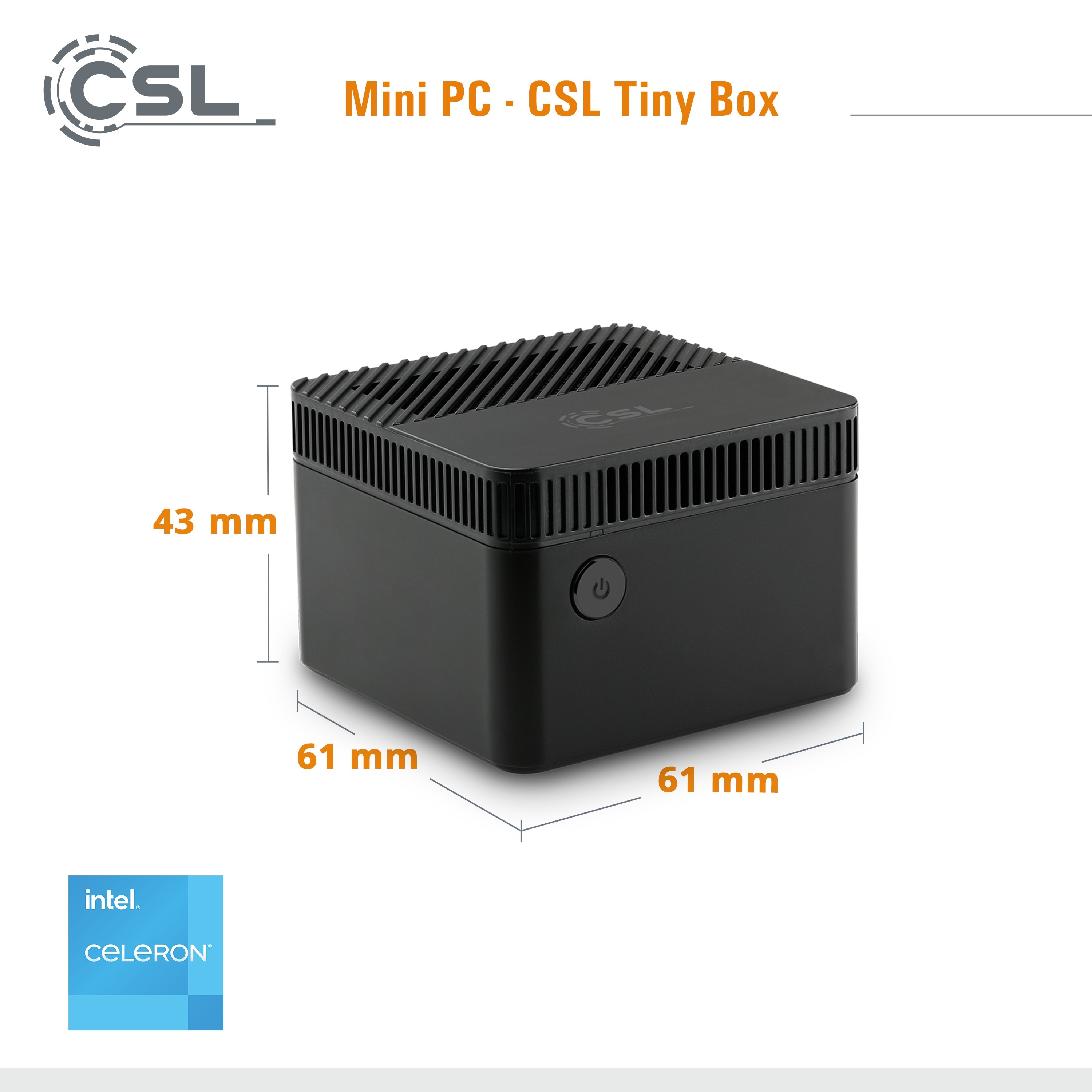 CSL Computer  USB 3.2 Kabel, 1,0 m, grau