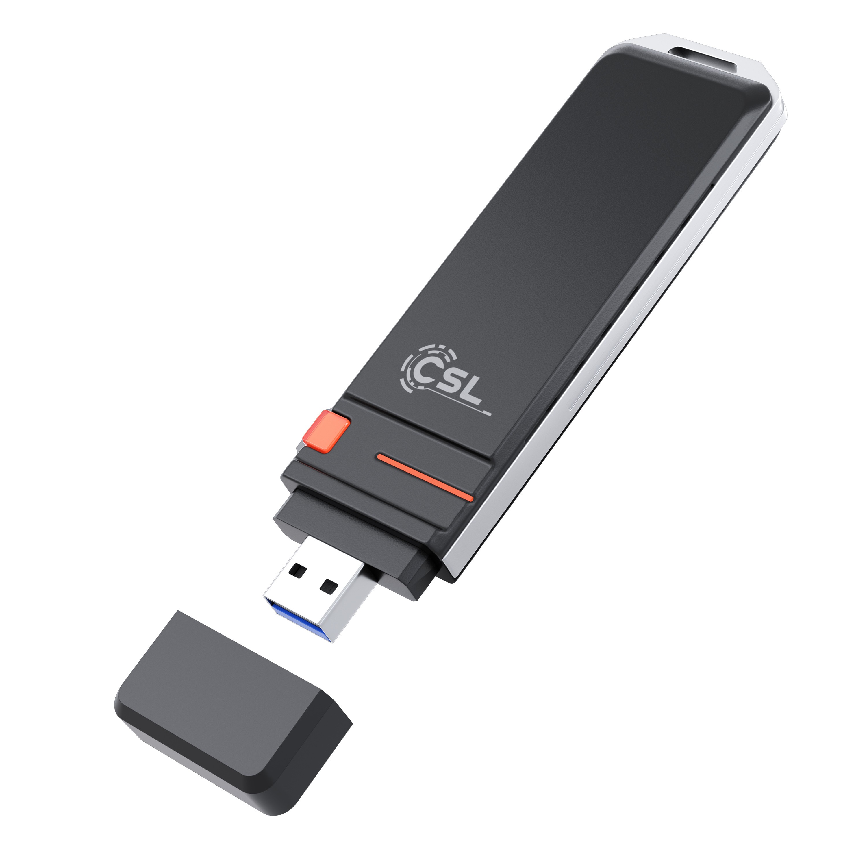 WLAN USB-Stick 867 MBit/s (400 MBit/s @ 2,4 GHz) - CSL AC1300 + USB